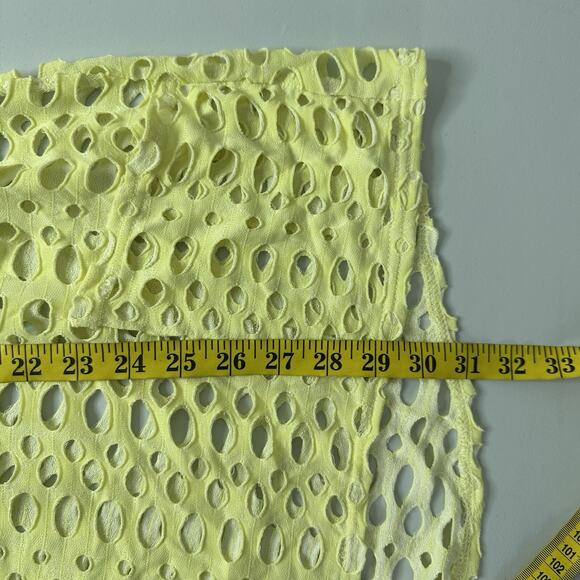 Lulu B Top Shirt Tunic Womens 1X Yellow Cutout Beachy Resort Colorful Tropical - Picture 11 of 12